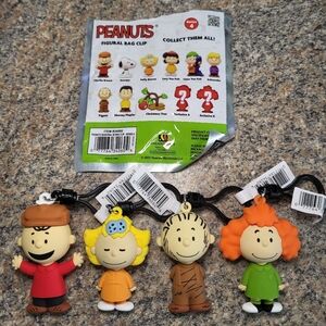Peanuts Character Bag Clips (4)